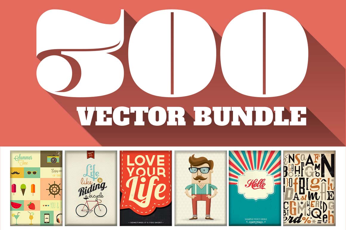 300 Premium Vector Files worth 1500 dollars with FULL...