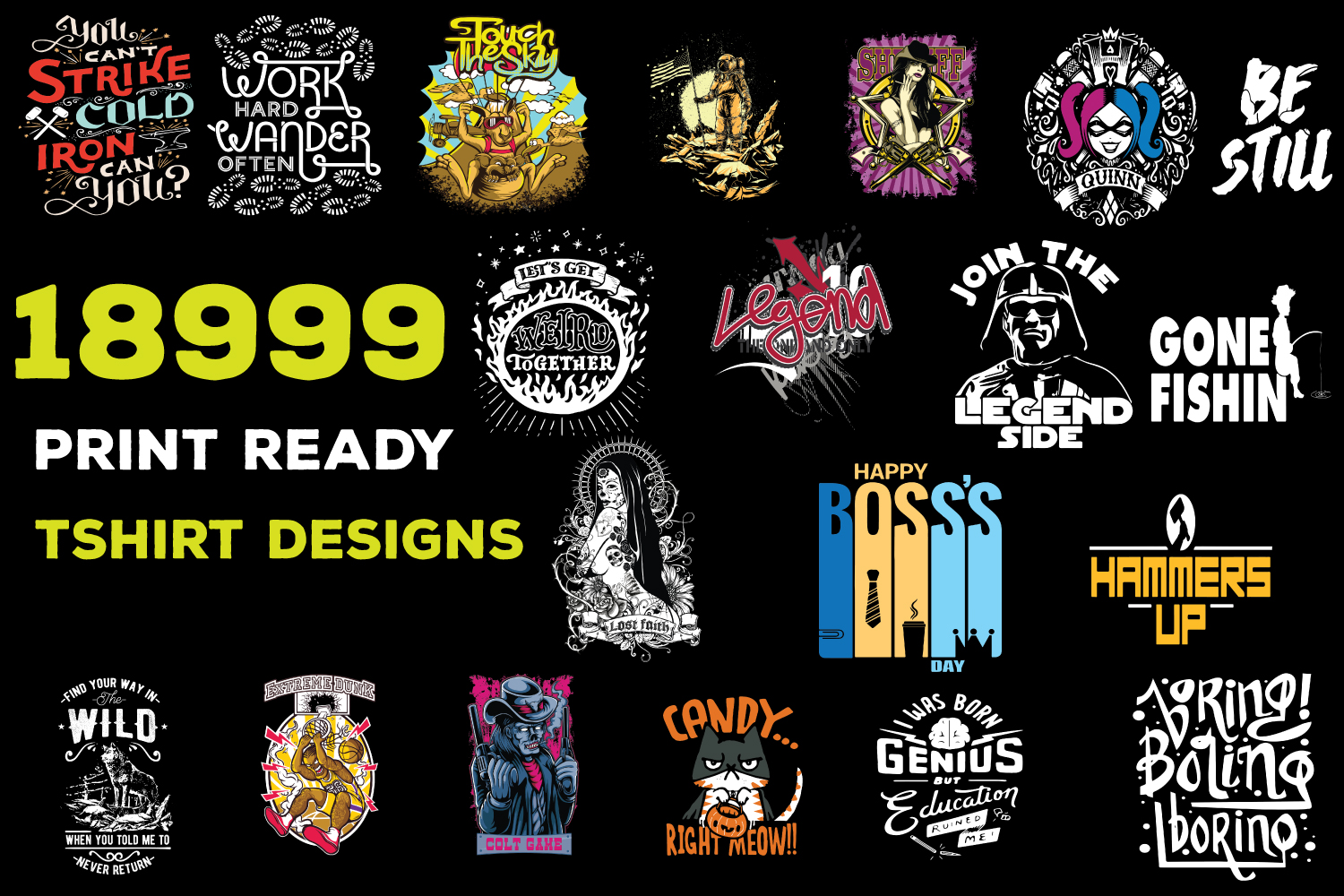 Send You 18999+ Print Ready Tshirt Designs