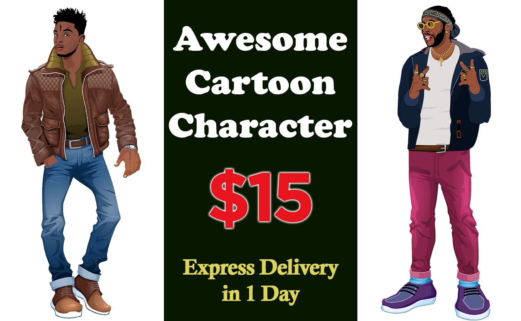 Draw Awesome Cartoon character