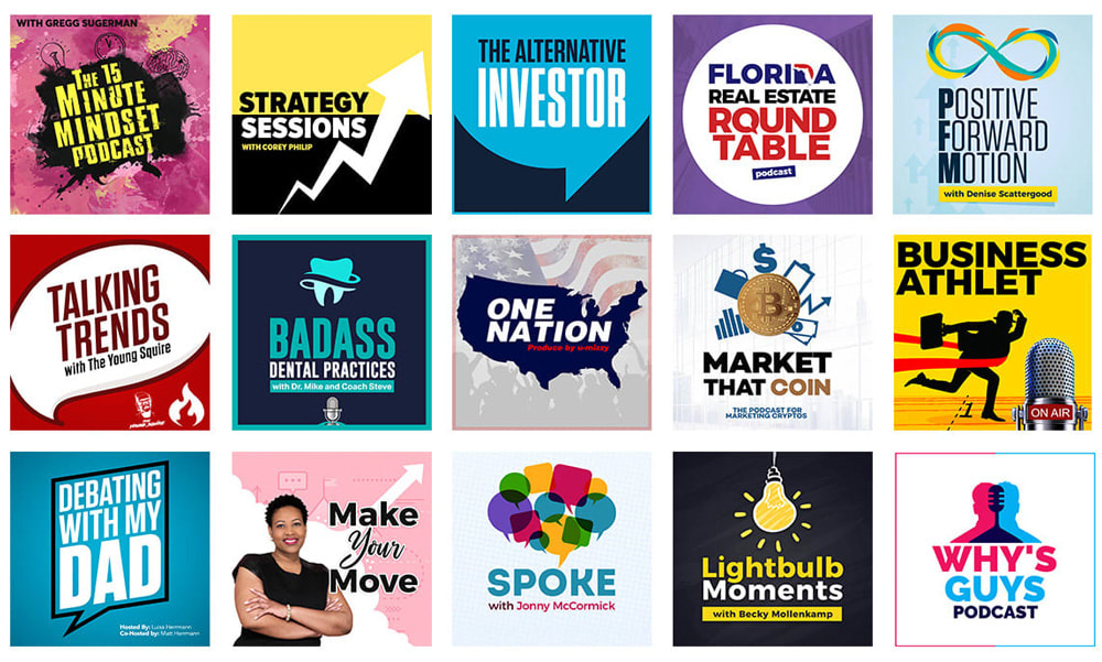 I will make podcast cover art which will remind your ...