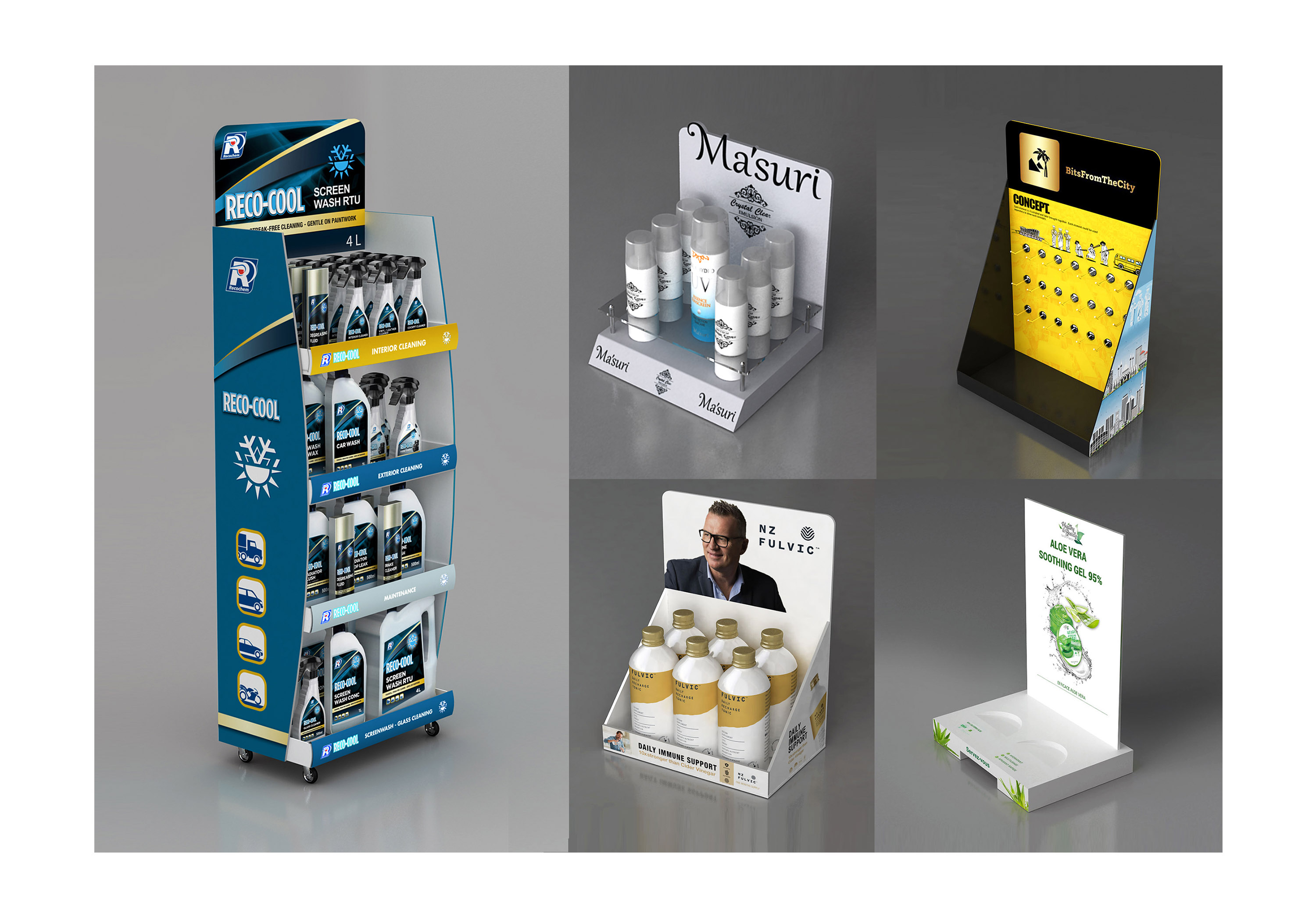 I will do Design Creative & Modern Retail Stand &...