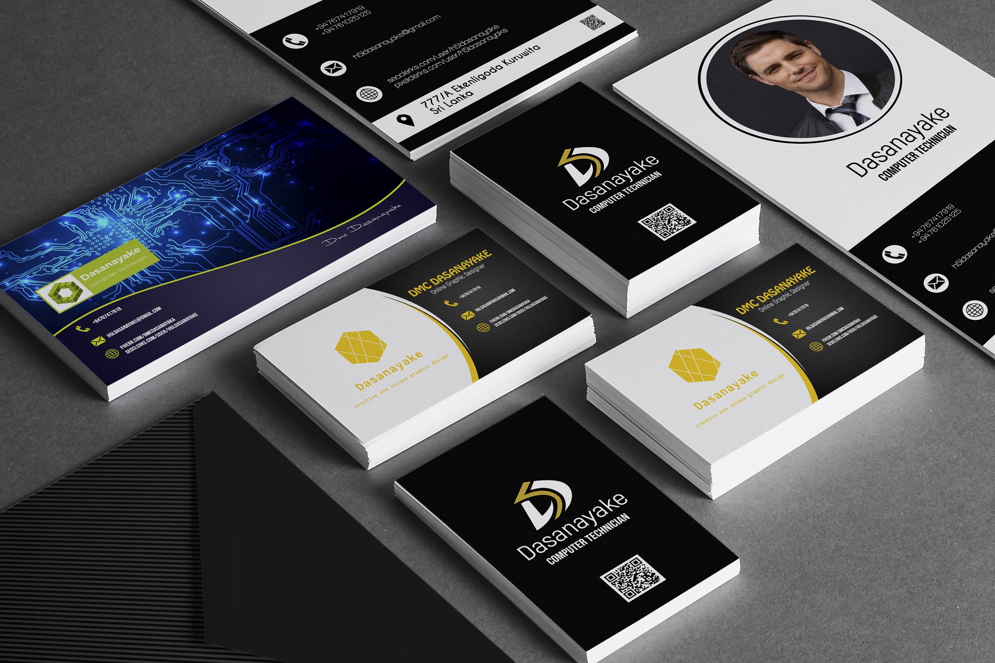 I will design professional business card with logo de...