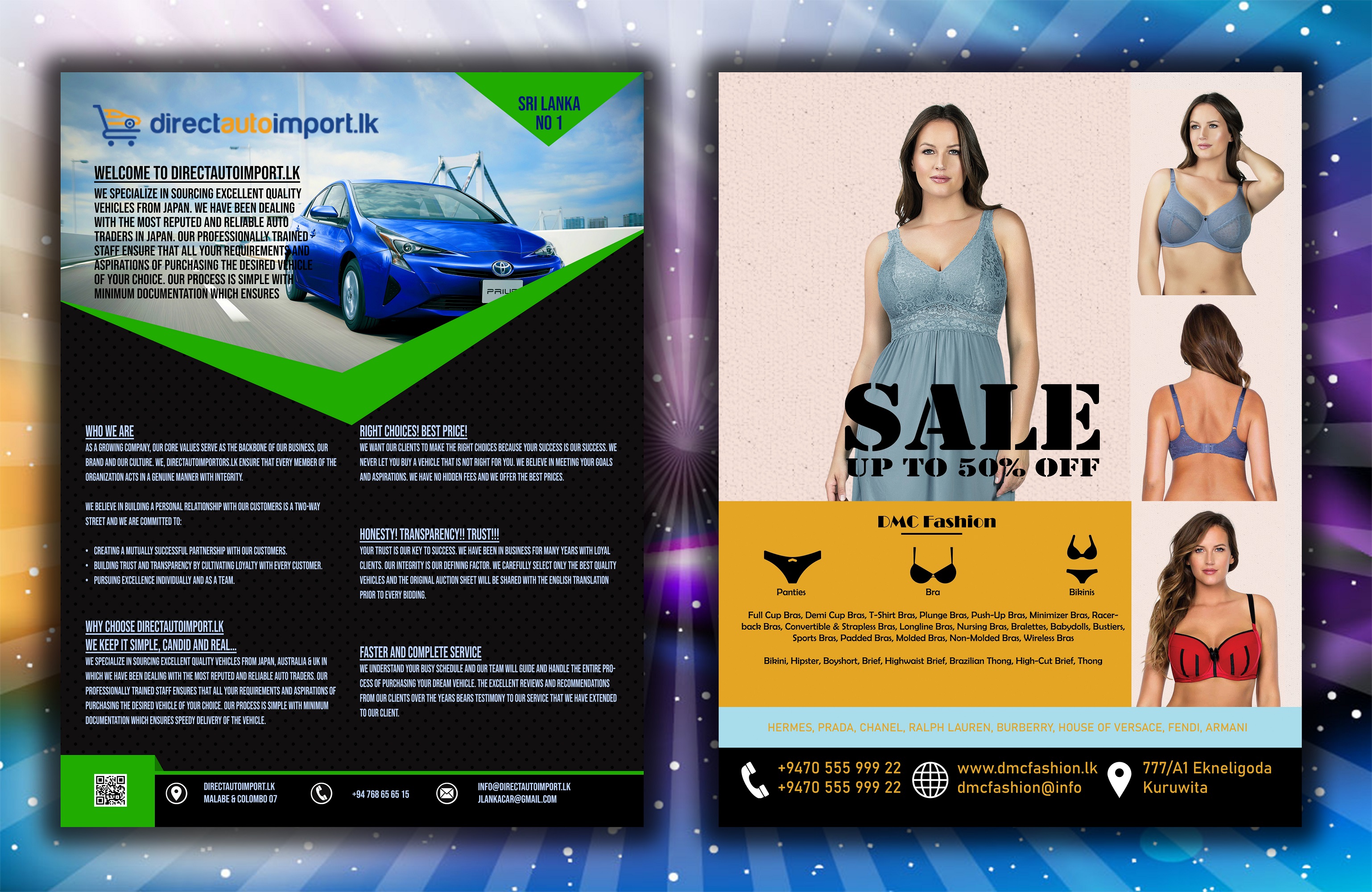 I will design professional and creative flyer, brochu...