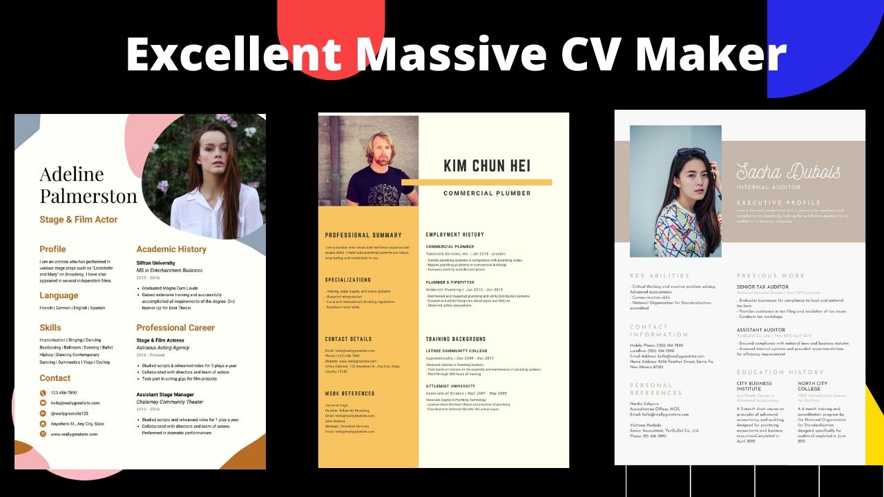 I wil design great eye caching CV/Resume designe with...
