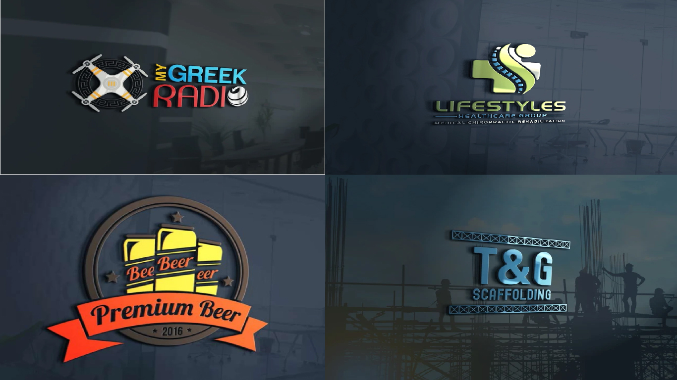 I will design an outstanding minimal logo with unlimi...