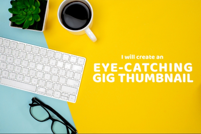 I will design eye catching service thumbnail, image