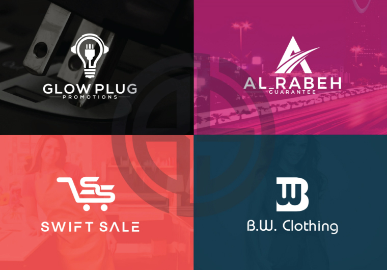 3 concepts of CREATIVE and MODERN logo design in 24 h...