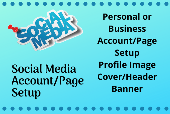 I will setup and manage all social media accounts for...