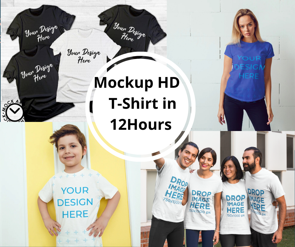 I will create 120 impressive realistic HD T-shirt moc...