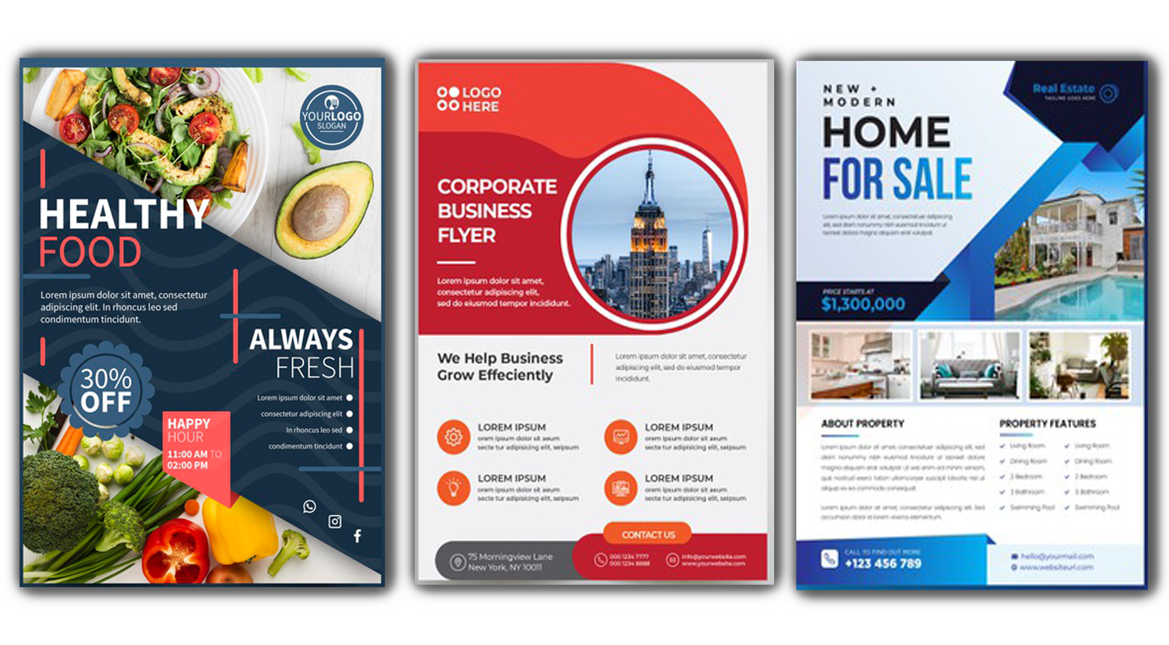 I will design a professional flyer design for your bu...