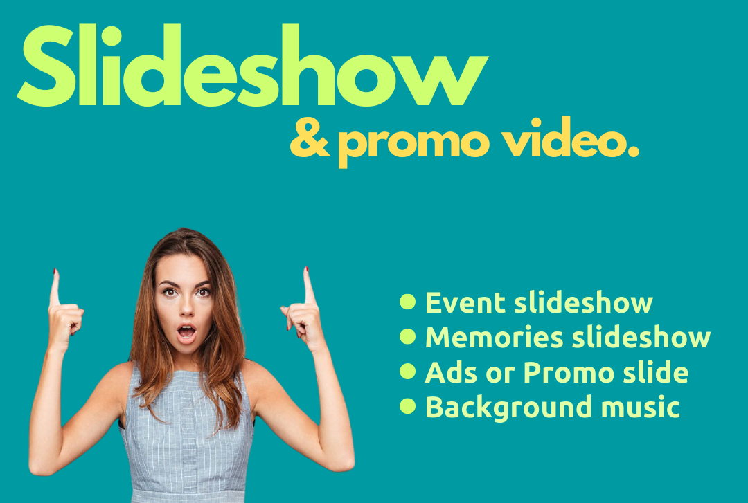 I will create beautiful slideshow or promo video with...