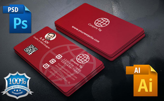 I will design professional business card postcard vis...
