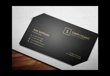 I will design Outstanding Professional Business card