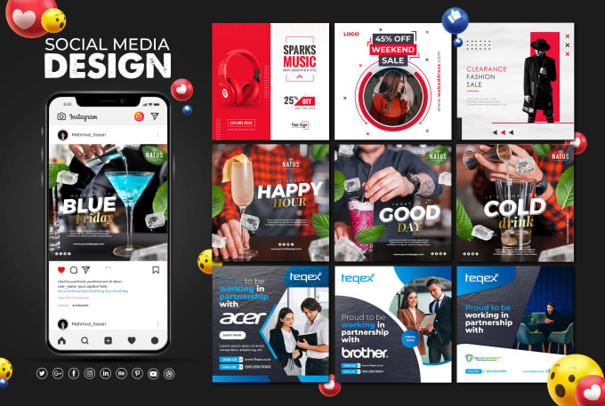 I will design any social media post, banner, cover,...