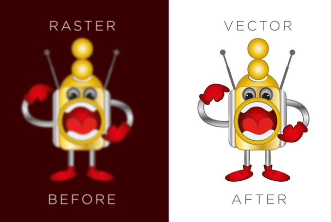 vectorize or vector trace your logo, T shirt and any...