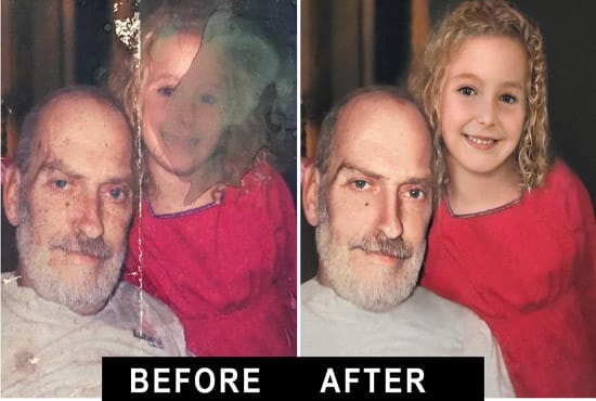 I will restore damaged photos, colorize, fix pictur...