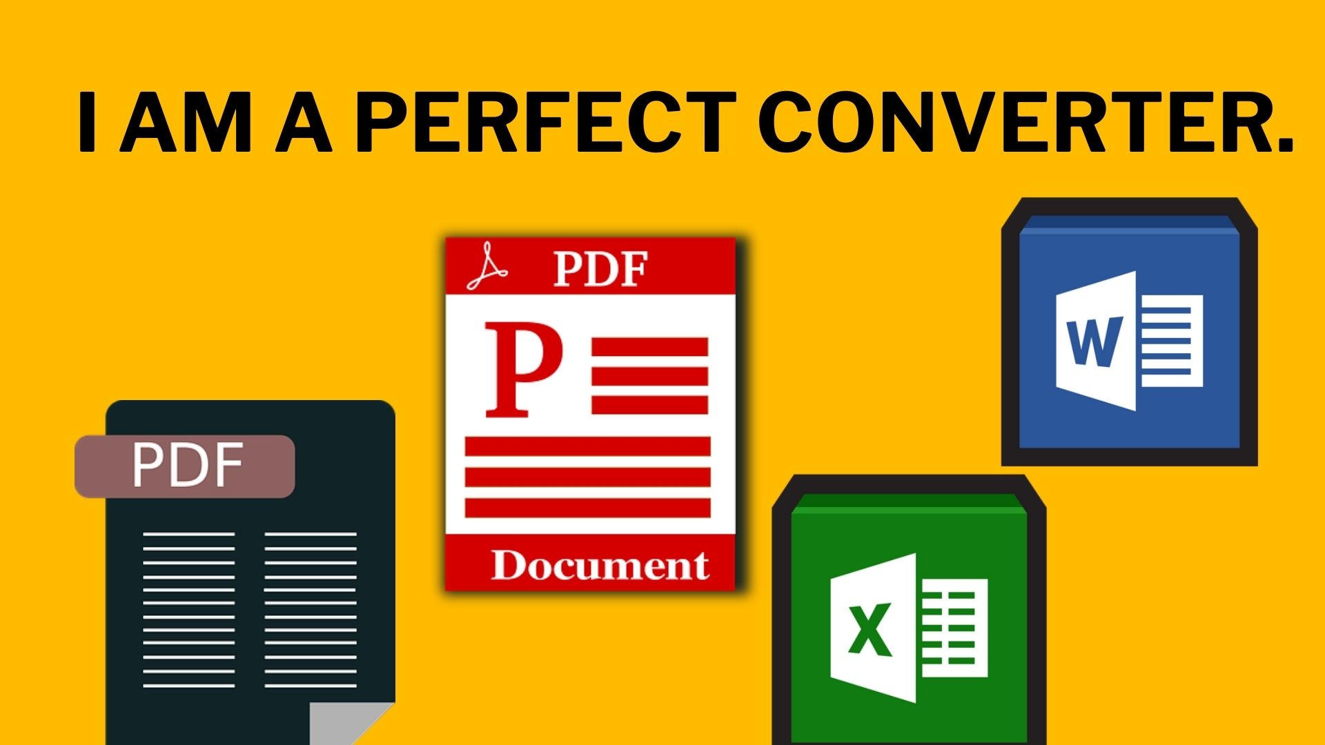 I will Convert PDF to Excel, Word and any kind of Fo...