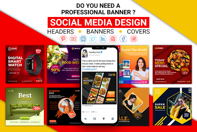 I will design any social media post, banner, cover,...