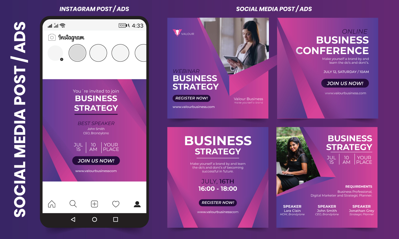 Design Professional Facebook, Instagram, Ads, Cove...