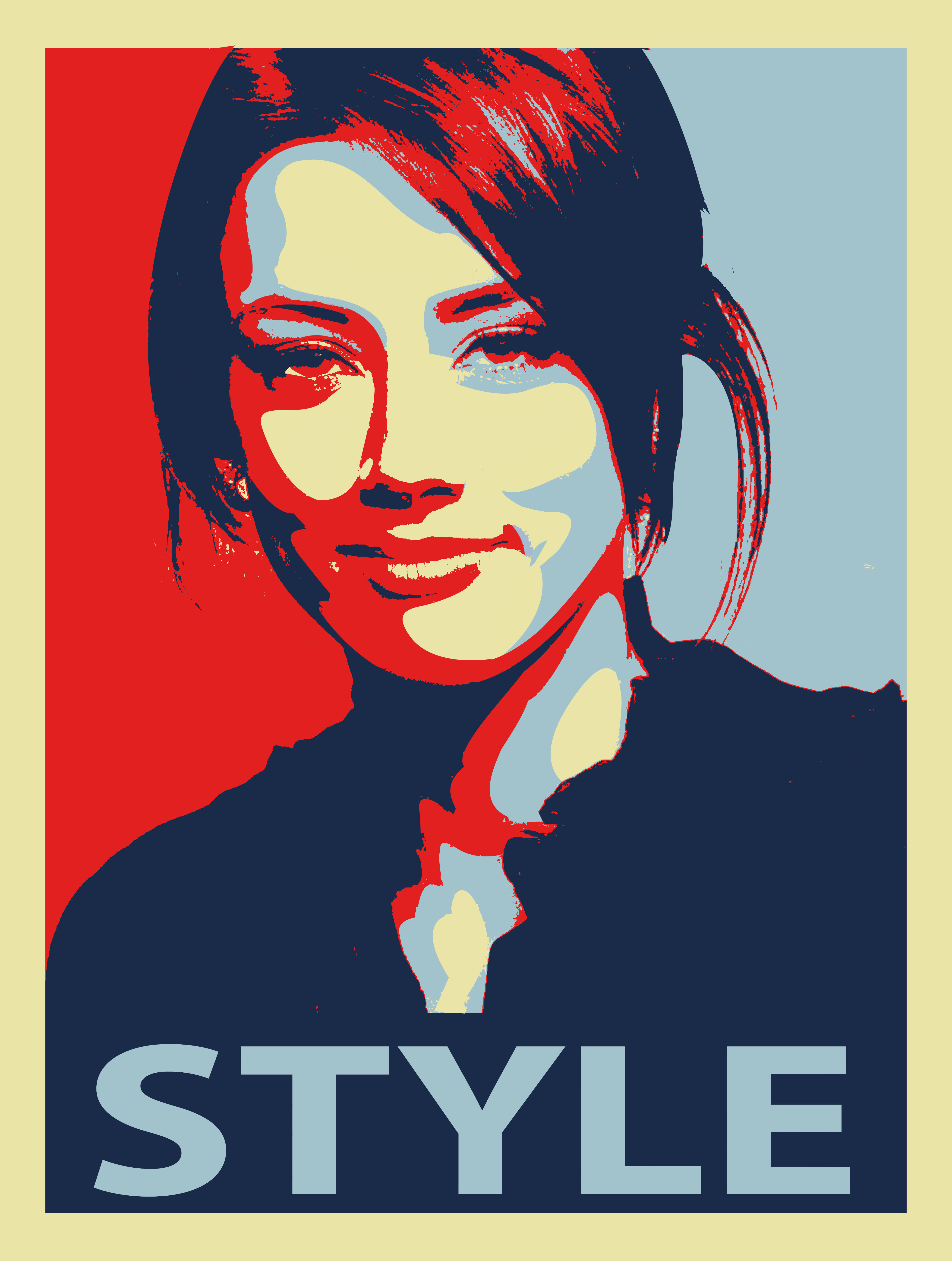 create your portrait in Obama Hope Poster Style