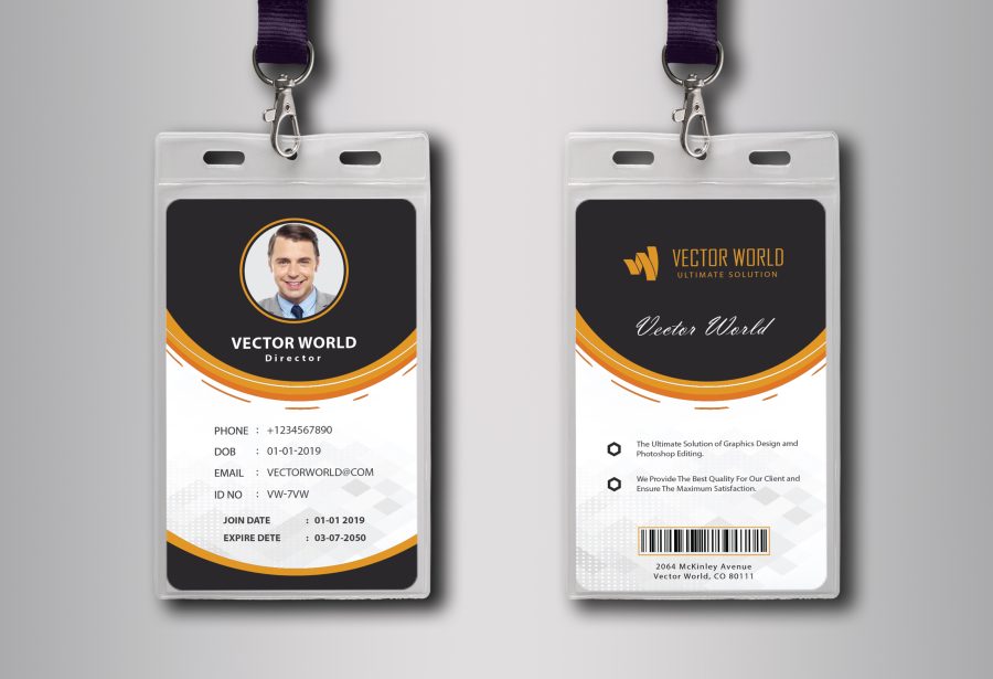 Design professional ID card within 24 hours