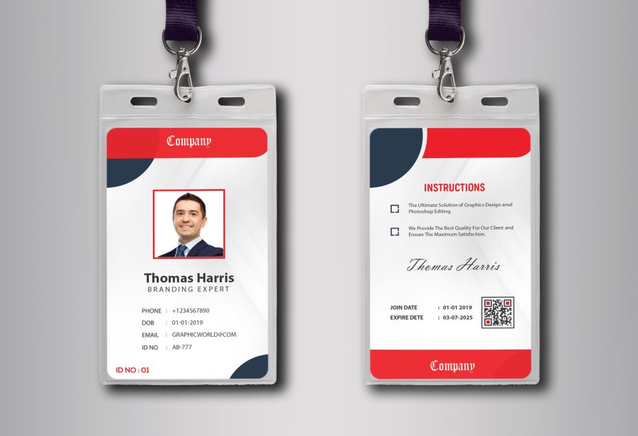 Design professional ID card within 24 hours