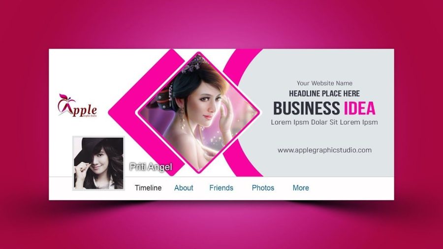 Design facebook page cover, profile picture, and business ads for social media
