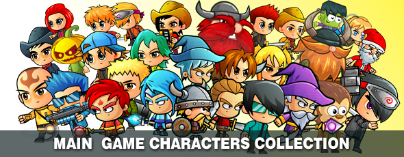 Super Hero 2D Game Character Sprites