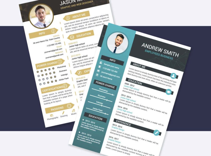 Make professional cv, resume and portfolio design