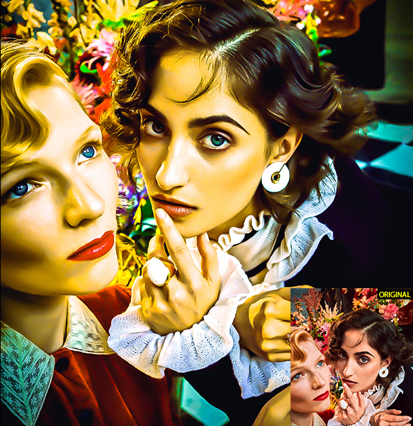 Oil Painting Effect Photo Editing