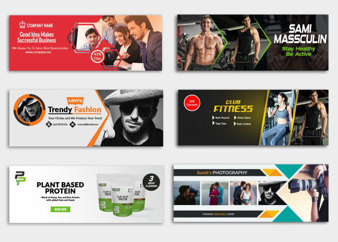 I will design facebook cover photo banner create cover banner