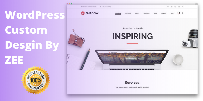 design professional business wordpress website design