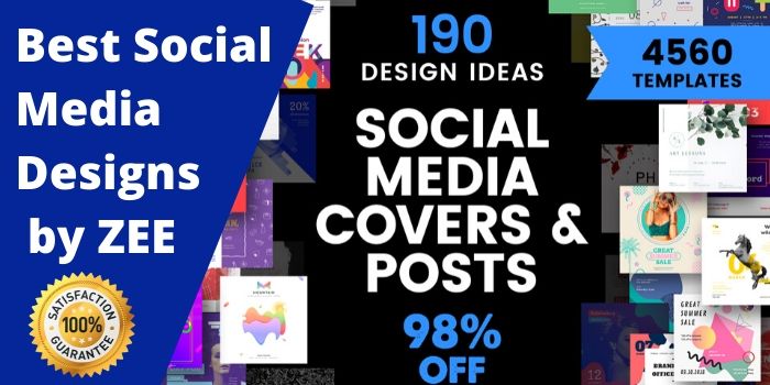 create custom and profesional social media posts designs