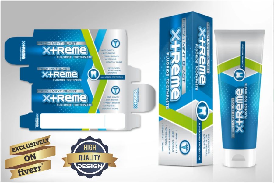 design professional product labels and 3d mockup