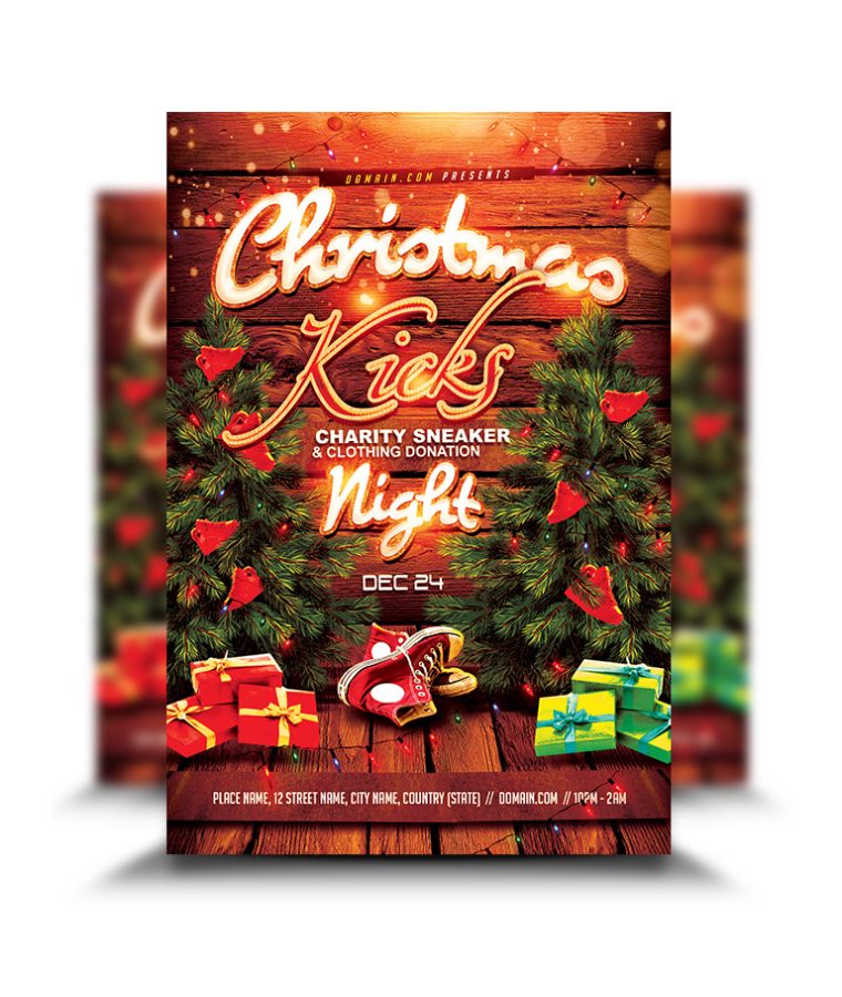 I will design easter and christmas flyers or posters