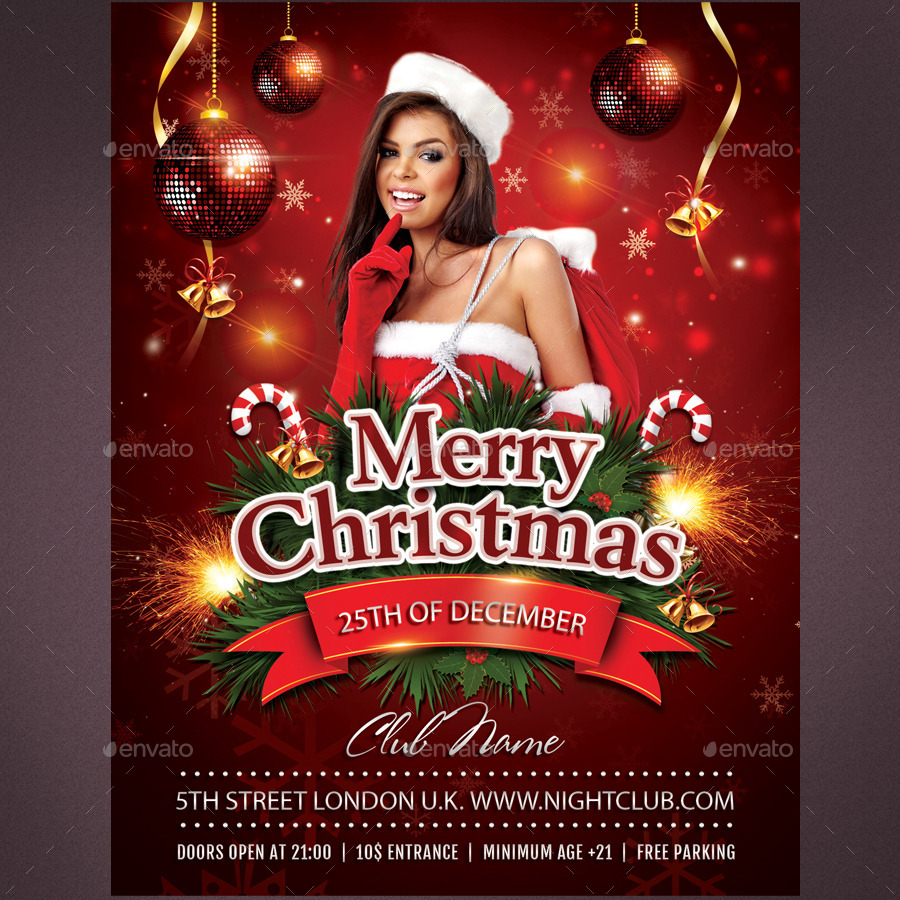 I will design easter and christmas flyers or posters