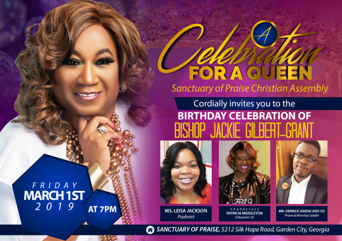  I will do a creative church event flyer in 12hours