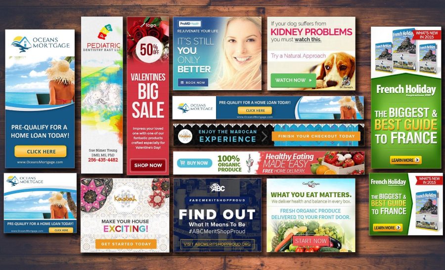 I will design creative and professional banner ads for youtube, adsense, google Ads, adroll