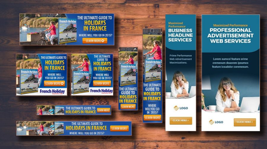 I will design creative and professional banner ads for youtube, adsense, google Ads, adroll