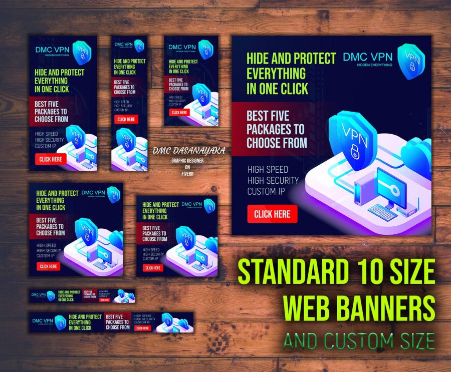 I will design creative and professional banner ads for youtube, adsense, google Ads, adroll