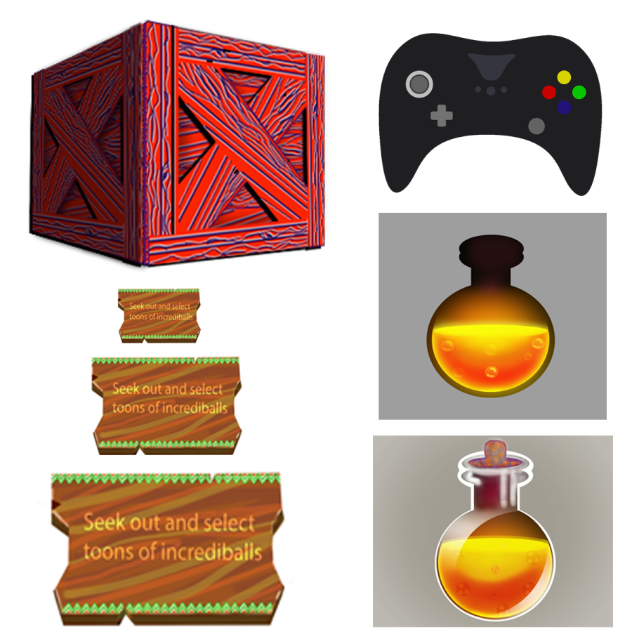 design gaming assets , pin buttons scenario and background design gaming assets , pin buttons scena