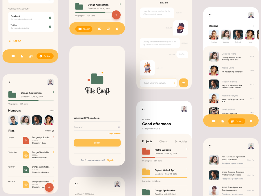  I will design mobile ui or web ui