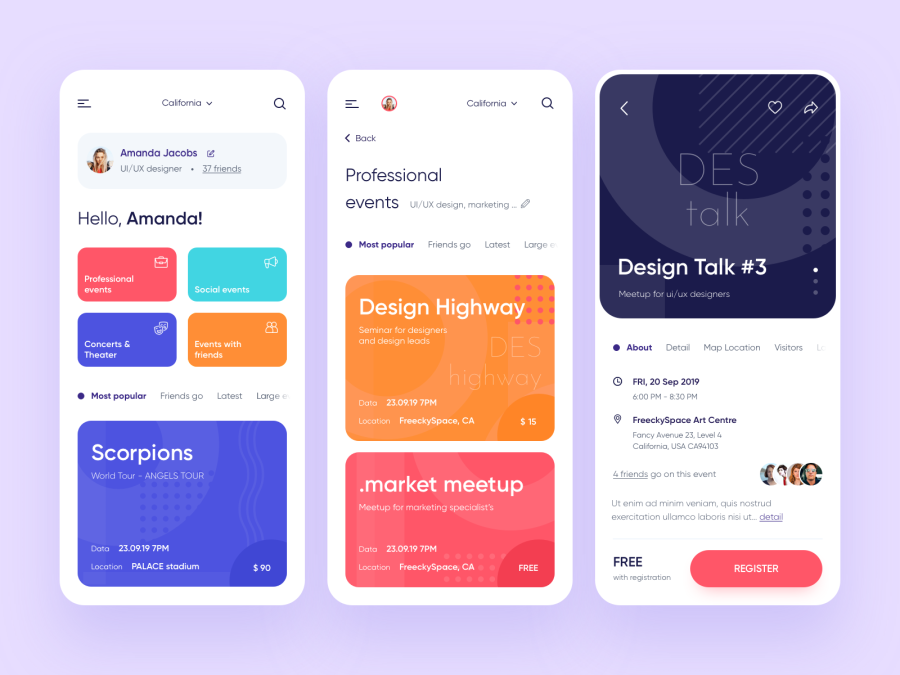  I will design mobile ui or web ui