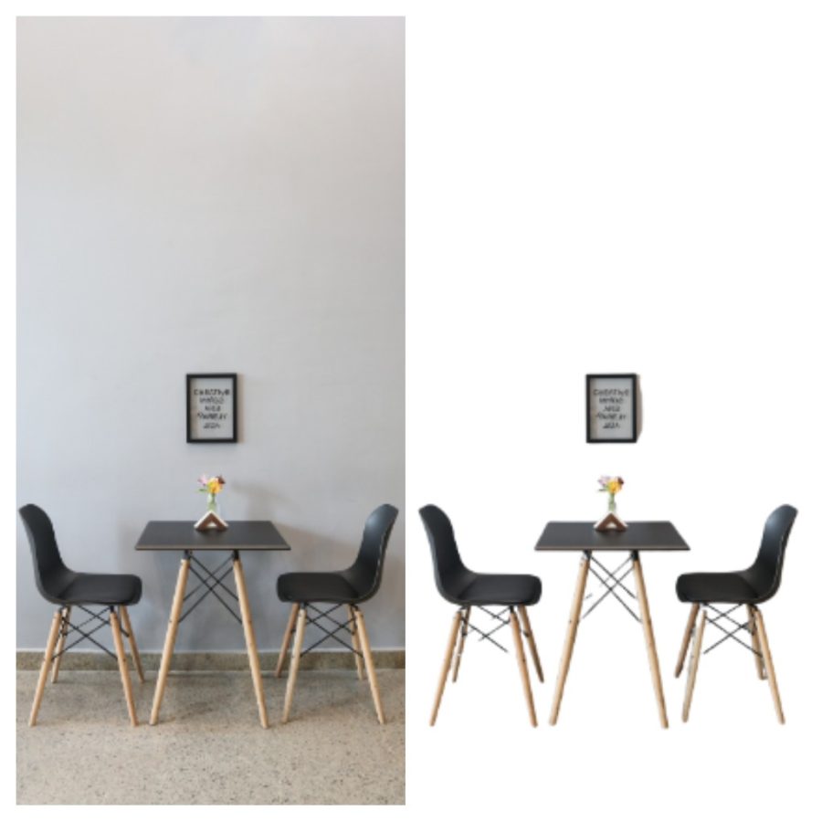 Remove background from 15 images, resize images