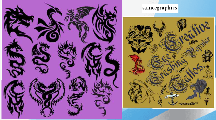 I will design nice tatoo to your hand or body