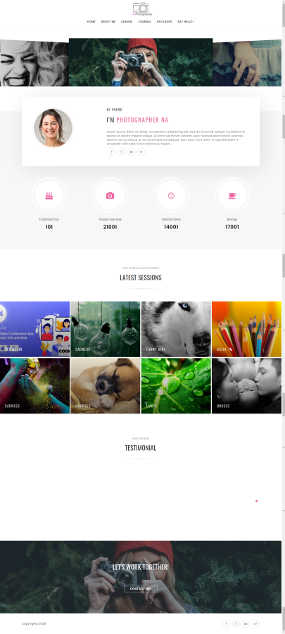 Image Website with Admin Panel