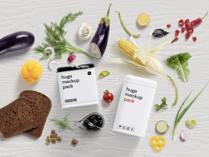 I will put your logo on product, food, beverage mockup in 12hours