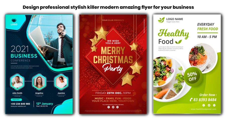 I will design a professional flyer design for your business promote