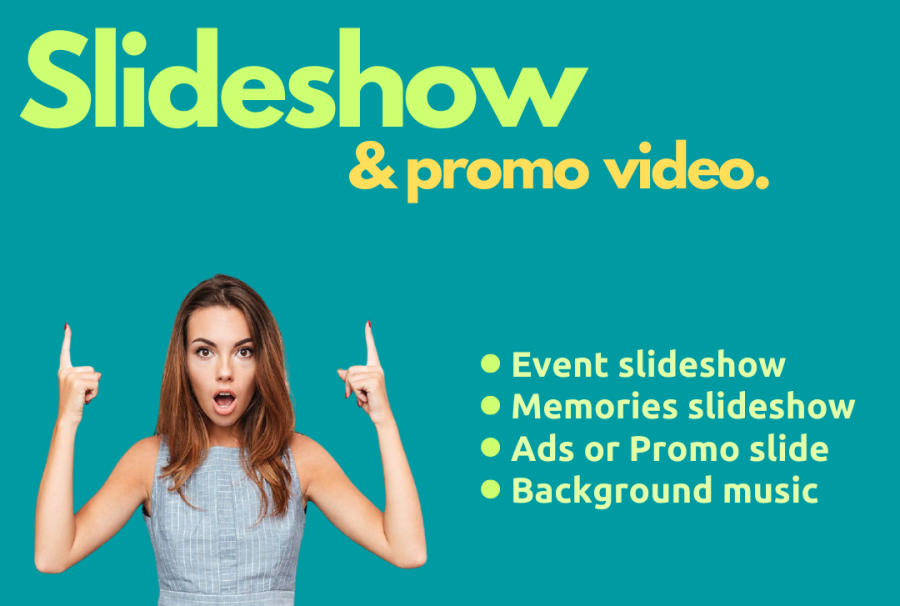 I will create beautiful slideshow or promo video with your photos and videos
