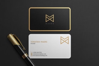 I will design luxury business card, and unique modern business card design.